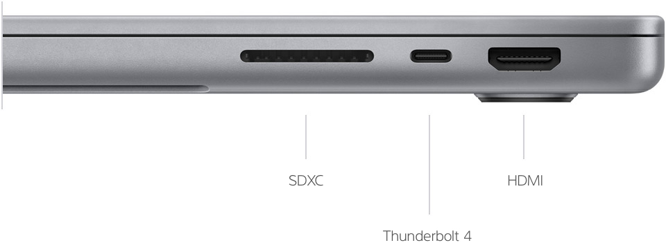 1 Thunderbolt port